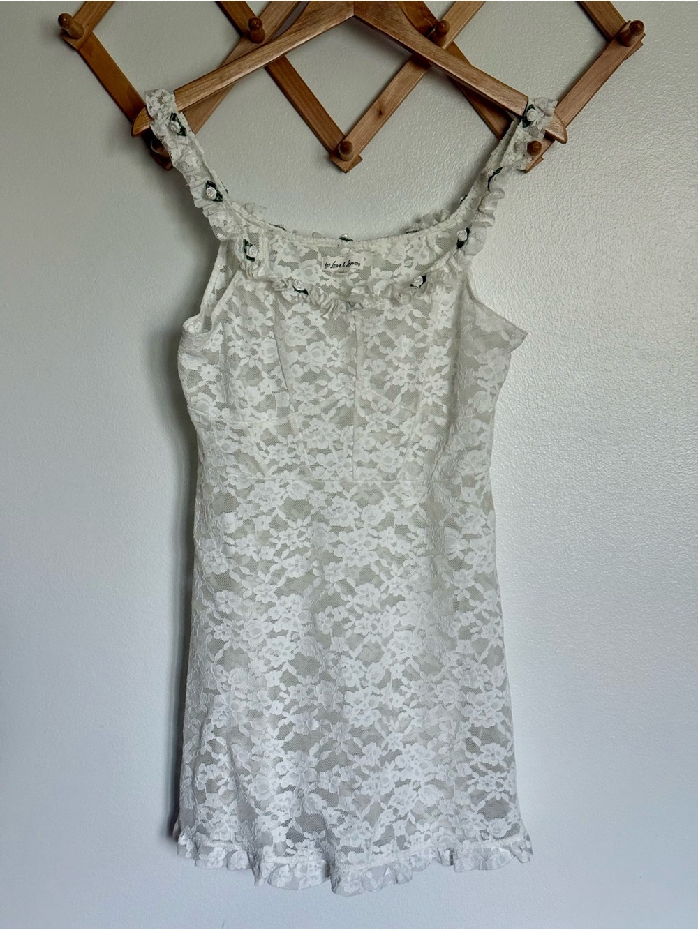 For Love & Lemons Lou Lace Slip Mini Dress Exclusively for Victoria’s Secret